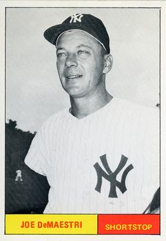 1980 Galasso B&W 1961 New York Yankees #22 Joe DeMaestri Front
