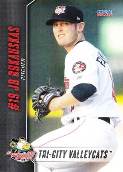 2017 Choice Tri-City ValleyCats Update #42 JB Bukauskas Front