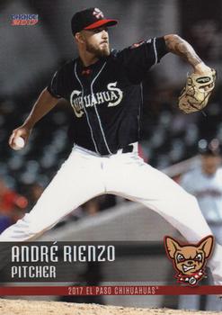 2017 Choice El Paso Chihuahuas #22 Andre Rienzo Front