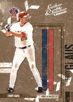 2004 Donruss Leather & Lumber - Silver #4 Troy Glaus Front