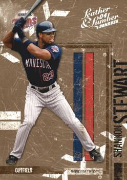 2004 Donruss Leather & Lumber - Silver #82 Shannon Stewart Front