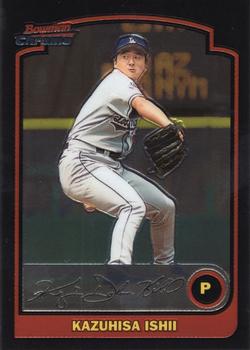 2003 Bowman Chrome #143 Kazuhisa Ishii Front