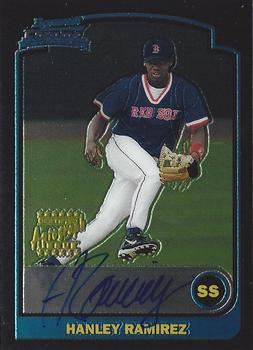 2003 Bowman Chrome #334 Hanley Ramirez Front