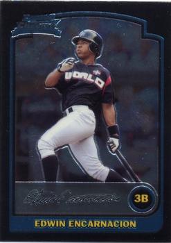 2003 Bowman Draft Picks & Prospects - Chrome #BDP129 Edwin Encarnacion Front