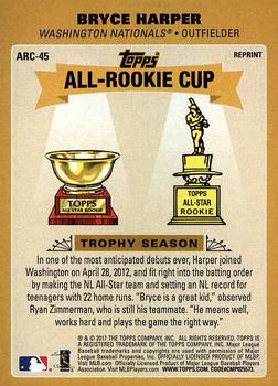 2017 Topps Update - Topps All-Rookie Cup #ARC-45 Bryce Harper Back