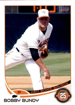 2017 Choice Bowie Baysox Update #35 Bobby Bundy Front