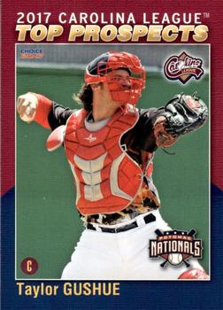 2017 Choice Carolina League Top Prospects #16 Taylor Gushue Front