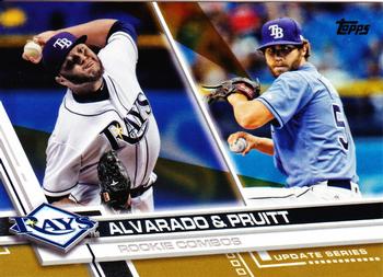 2017 Topps Update - Gold #US147 Jose Alvarado / Austin Pruitt Front