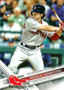 2017 Topps Update - Vintage Stock #US225 Andrew Benintendi Front