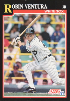 1991 Score #320 Robin Ventura Front