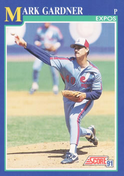 1991 Score #518 Mark Gardner Front