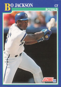 1991 Score #5 Bo Jackson Front