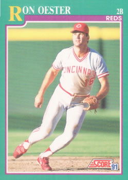1991 Score #651 Ron Oester Front