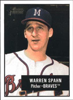 2003 Bowman Heritage #174 Warren Spahn Front