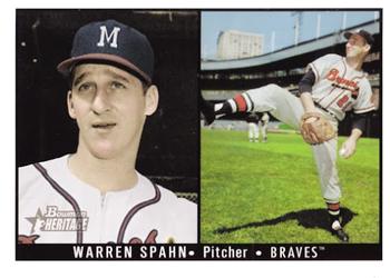 2003 Bowman Heritage #174 Warren Spahn Front