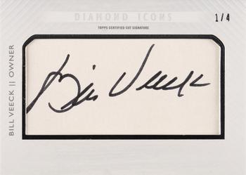 2017 Topps Diamond Icons - Cut Signatures #CS-BV Bill Veeck Front