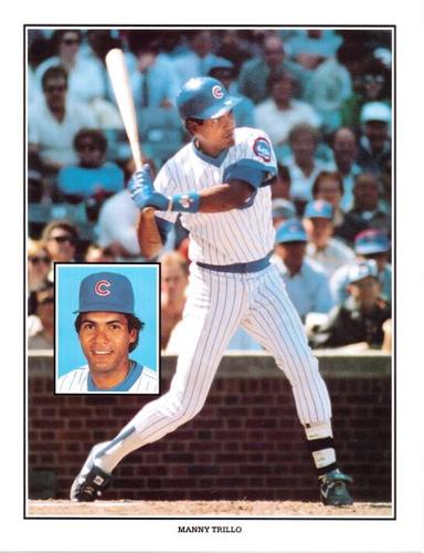 1986 Unocal 76 Chicago Cubs #NNO Manny Trillo Front
