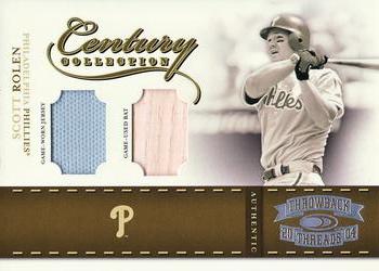 2004 Donruss Throwback Threads - Century Collection Material Combo #CC-80 Scott Rolen Front