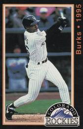 1995 Colorado Rockies Police #NNO Ellis Burks Front