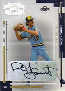 2004 Donruss Throwback Threads - Signature Marks #215 Robin Yount Front