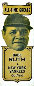 1969-70 Bazooka All-Time Greats #NNO Babe Ruth Front