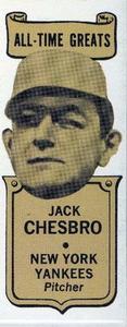 1969-70 Bazooka All-Time Greats #NNO Jack Chesbro Front