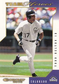 2003 Donruss Team Heroes #182 Todd Helton Front