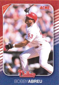 2002 Acme/Nabisco Philadelphia Phillies #NNO Bobby Abreu Front