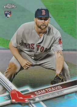 2017 Topps Chrome Update - Refractor #HMT19 Sam Travis Front