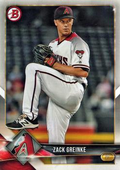 2018 Bowman #4 Zack Greinke Front