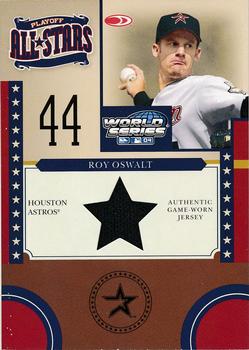 2004 Donruss World Series - Playoff All-Stars Material 1 #PAS-7 Roy Oswalt Front