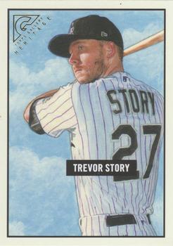 2017 Topps Gallery - Heritage #30 Trevor Story Front