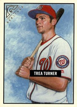 2017 Topps Gallery - Heritage #36 Trea Turner Front