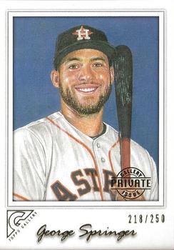 2017 Topps Gallery - Private Issue #17 George Springer Front