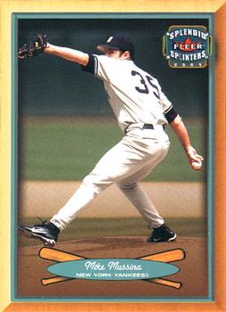 2003 Fleer Splendid Splinters #25 Mike Mussina Front