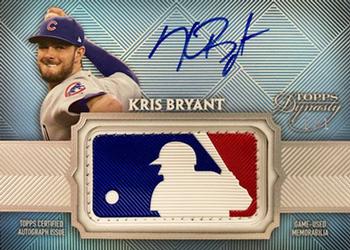 2017 Topps Dynasty - Autographed MLB Logo Patches #MLP-KB Kris Bryant Front