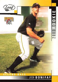 2003 Leaf #287 Josh Bonifay Front