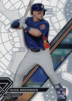 2017 Topps High Tek - Pattern 7A - Spiral Grid / 7B - Diamond X #HT-ABR Alex Bregman Front