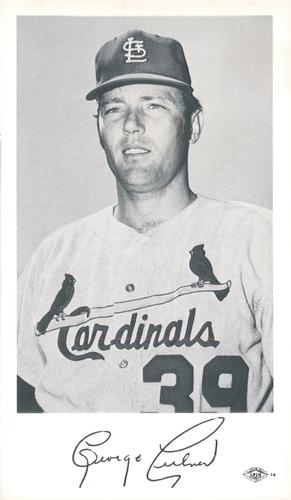 1970 St. Louis Cardinals Photocards #NNO George Culver Front