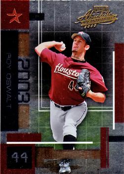 2003 Playoff Absolute Memorabilia #23 Roy Oswalt Front