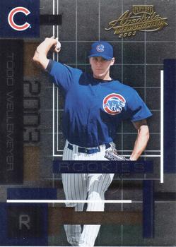 2003 Playoff Absolute Memorabilia #199 Todd Wellemeyer Front