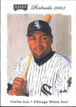 2003 Playoff Portraits #113 Carlos Lee Front