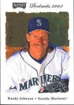 2003 Playoff Portraits #138 Randy Johnson Front