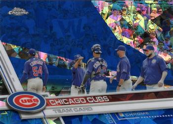 2017 Topps Chrome Sapphire Edition #72 Chicago Cubs Front