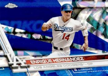 2017 Topps Chrome Sapphire Edition #685 Enrique Hernandez Front