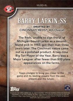 2017 Bowman Draft - MLB Draft History #MLBD-BL Barry Larkin Back