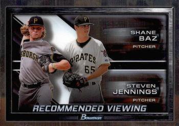 2017 Bowman Draft - Recommended Viewing #RV-PIT Steven Jennings / Shane Baz Front