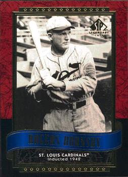 2003 SP Legendary Cuts #107 Rogers Hornsby Front