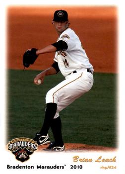 2010 Grandstand Bradenton Marauders #NNO Brian Leach Front