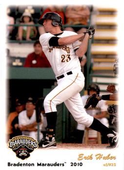 2010 Grandstand Bradenton Marauders #NNO Erik Huber Front